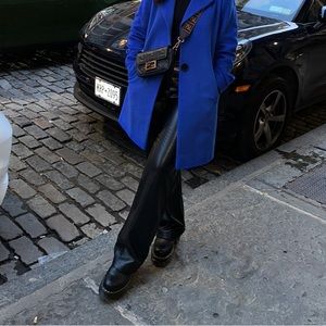 Faux Leather Trousers